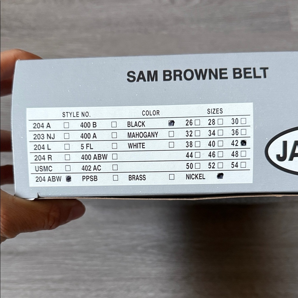 Jay-Pee Sam Browne Belt